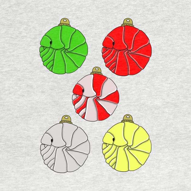 christmas isopod clothing by Artbychb